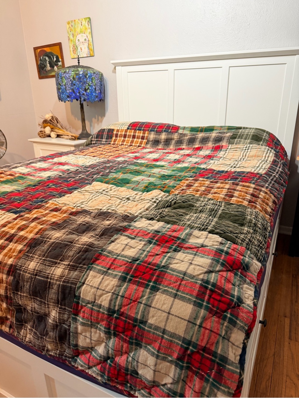Pottery Barn patchwork cotton twin comforter